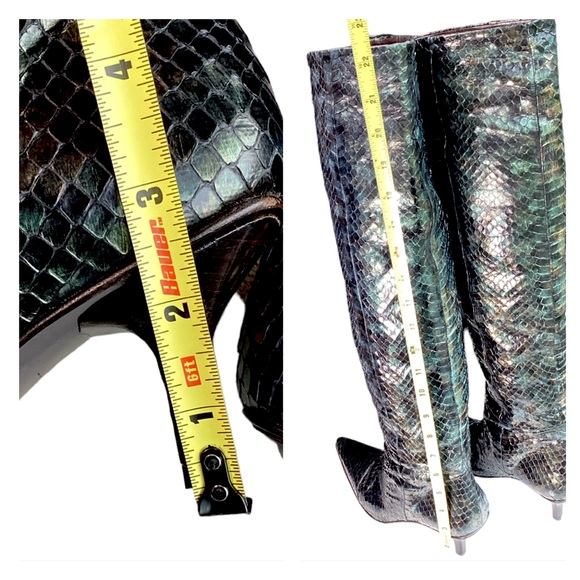 GUCCI Vintage Python Over The Knee Boots. (MC) - Picture 12 of 17